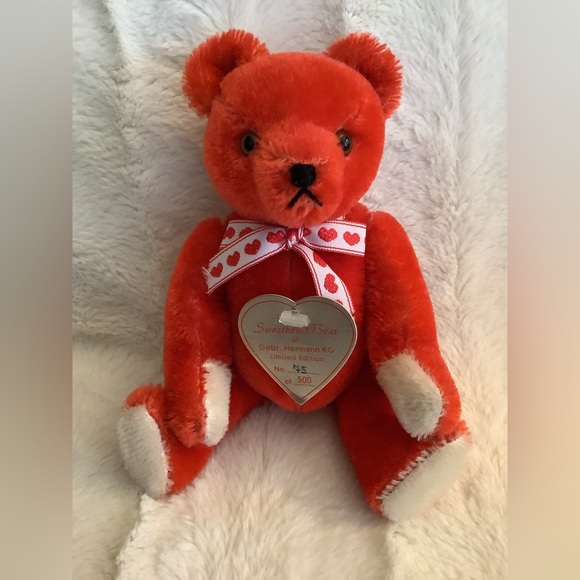 Vintage Hermann Limited Edition Mohair Sweetheart Bear - Made in Germany - Picture 2 of 8